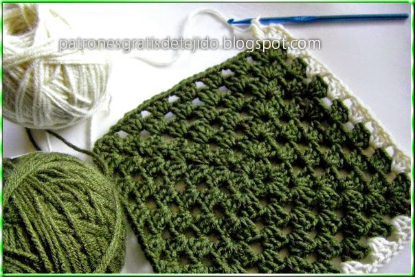 Hermoso y fácil árbol de navidad al crochet con squares - paso a paso