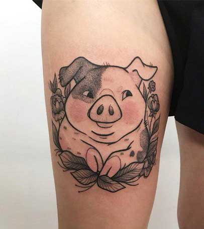 Tatuagens de porcos Tatuagens de porcos