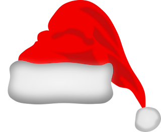 Santa Claus Red Hat PNG Clipart