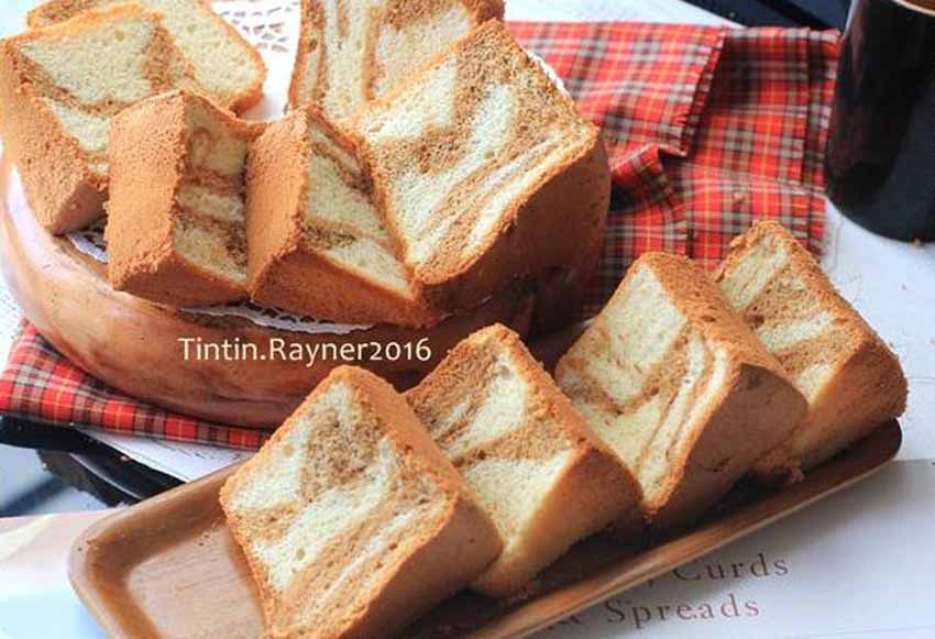 Resep Chiffon Marble Vanilla Mocca Super Lembutt dan Moist Resep Chiffon Marble Vanilla Mocca Super Lembutt dan Moist