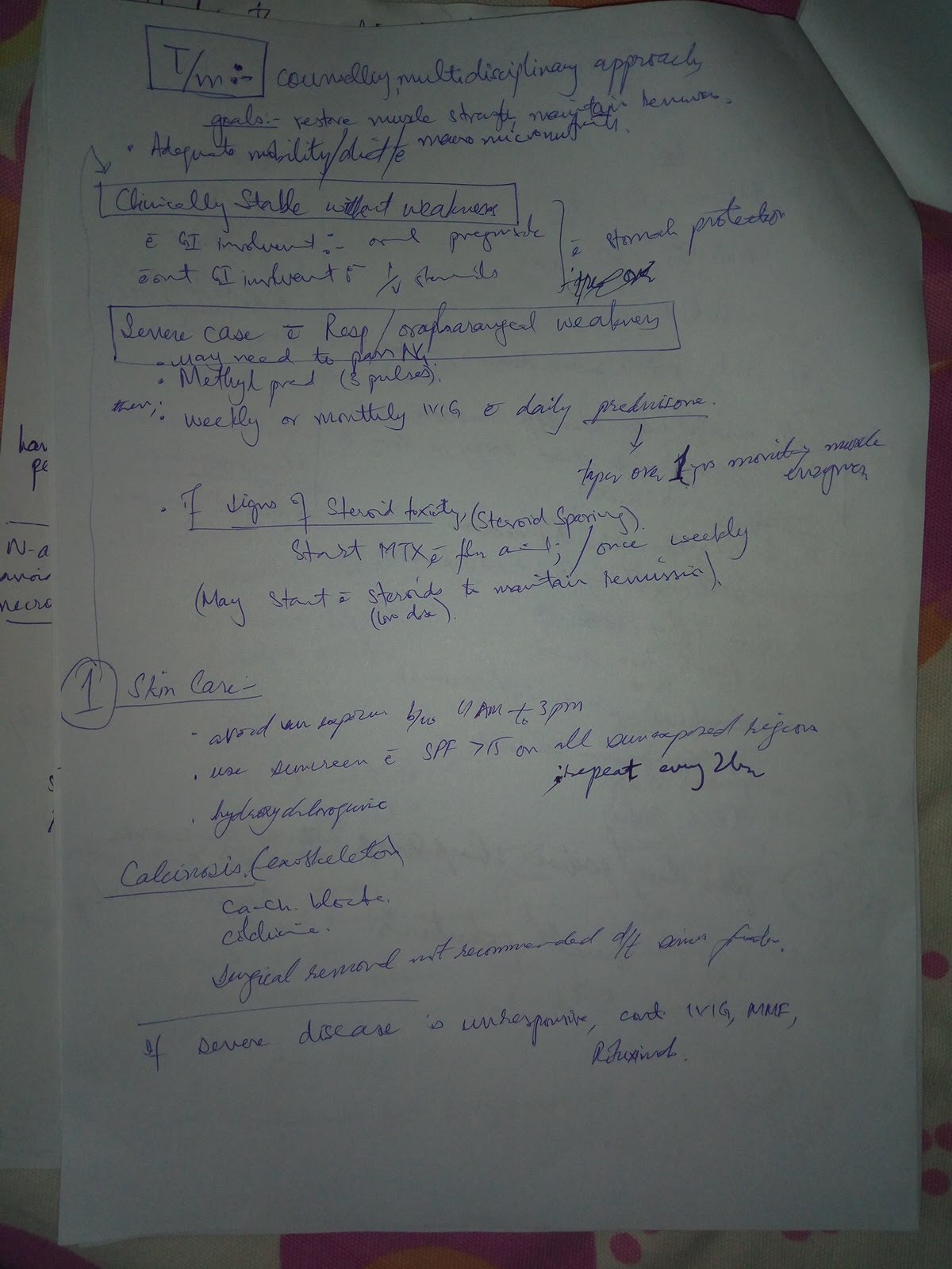 Histology Slides Database JDM case management long case short case