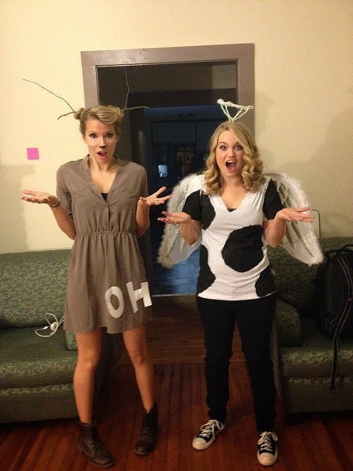 Oh Deer and Holy Cow Halloween Costumes