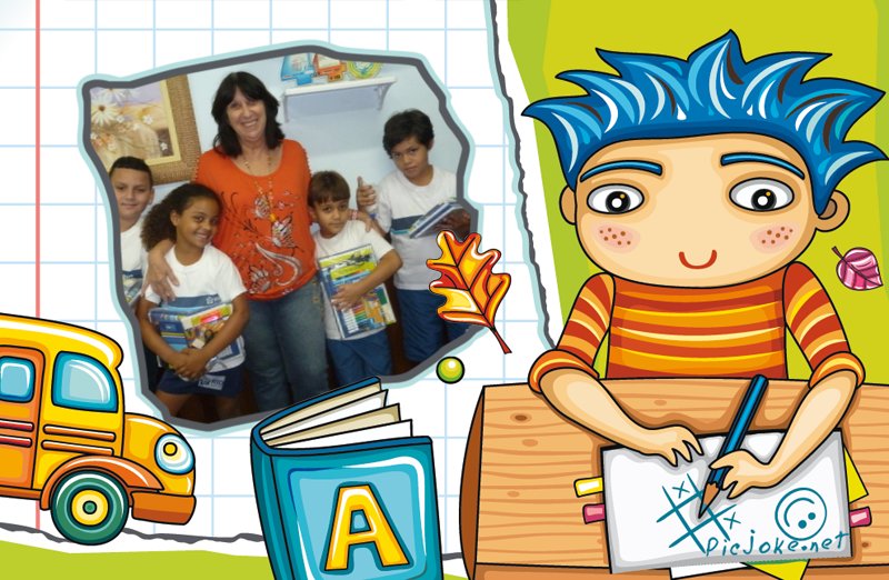 Escola Municipal Alfredo Gomes kit escolar