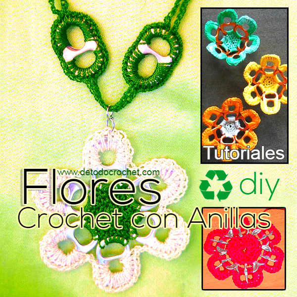 Flores Recicladas Crochet /