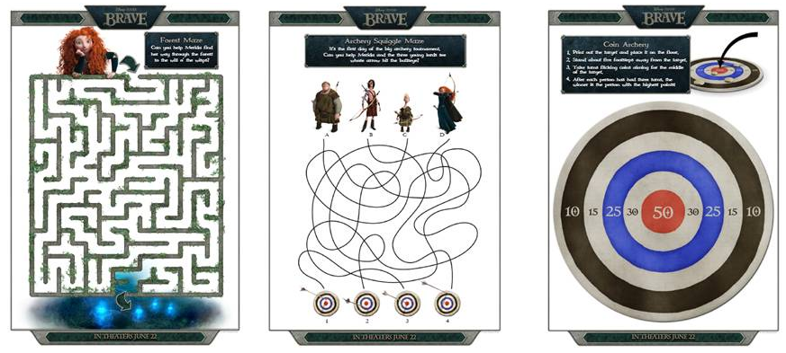 No cost Disney/Pixar Courageous Printable Recreation Sheets - Jinxy Small children graphic regarding Braves Printable Schedule identify No cost Disney/Pixar Courageous Printable Video game Sheets - Jinxy Children