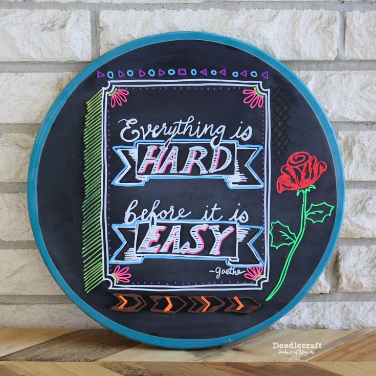 Perfect Chalkboard Lettering with Chalkboard Markers!
