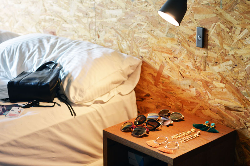 fashion week hotel room sunglasses displayed on table fashion week hotel room sunglasses displayed on table