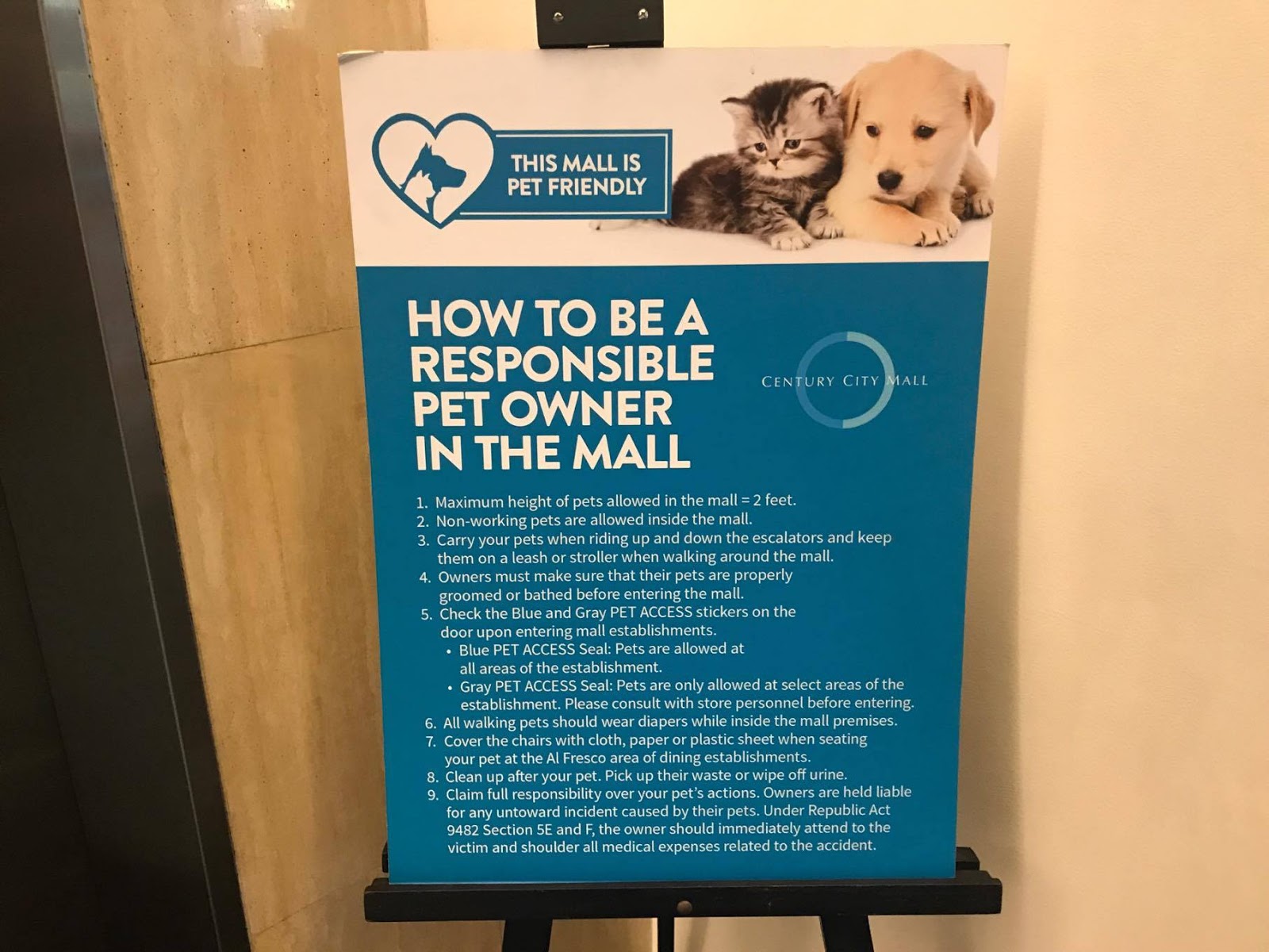 Are Dogs Allowed In Century City Mall