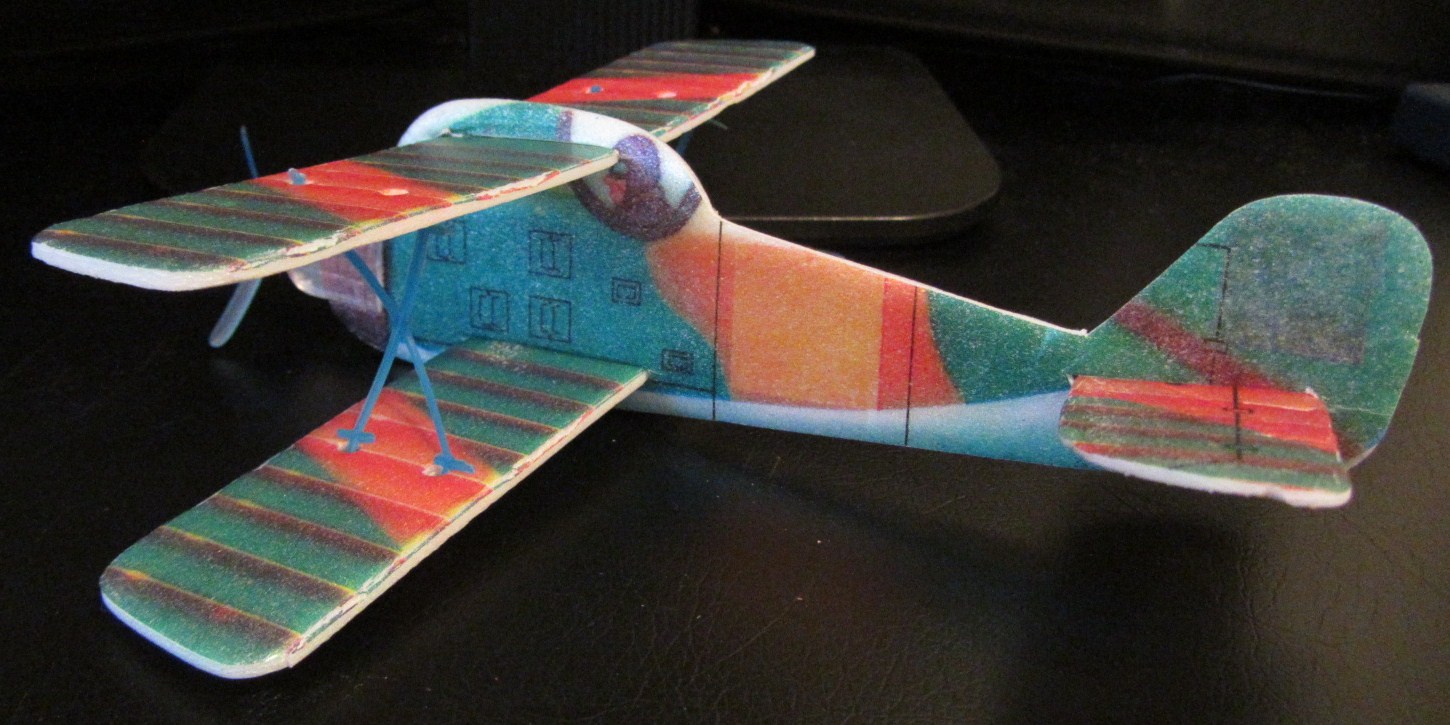 The Styrofoam Glider Squadron WWI Power Prop Glider 4 Roland DII