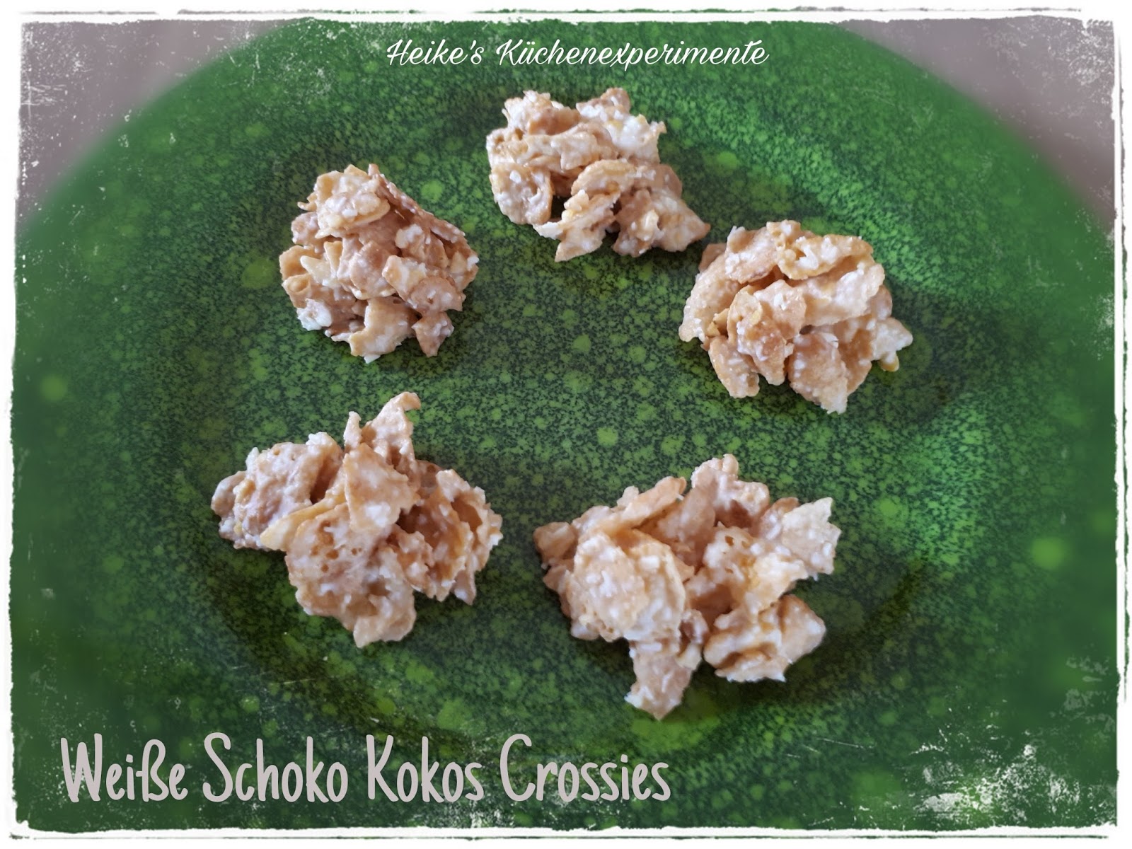 Heike&amp;#39;s Küchenexperimente ☆☆☆: Weiße Schoko Kokos Crossies