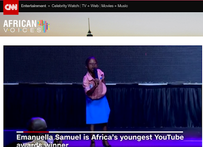 1c Nigeria's 6 year old comedienne Emmauella Samuel gets featured on CNN!