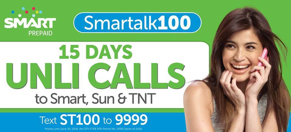 New 15 days Unlimited Call Promo to Smart, Sun and Talk N ...