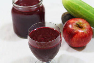 Beetroot Cucumber And Apple Smoothie