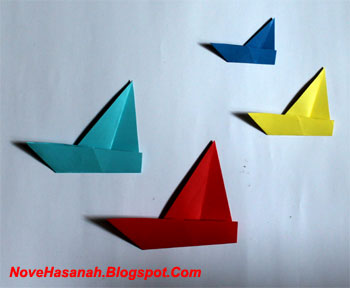 Cara Melipat Origami  Anak  TK  Perahu