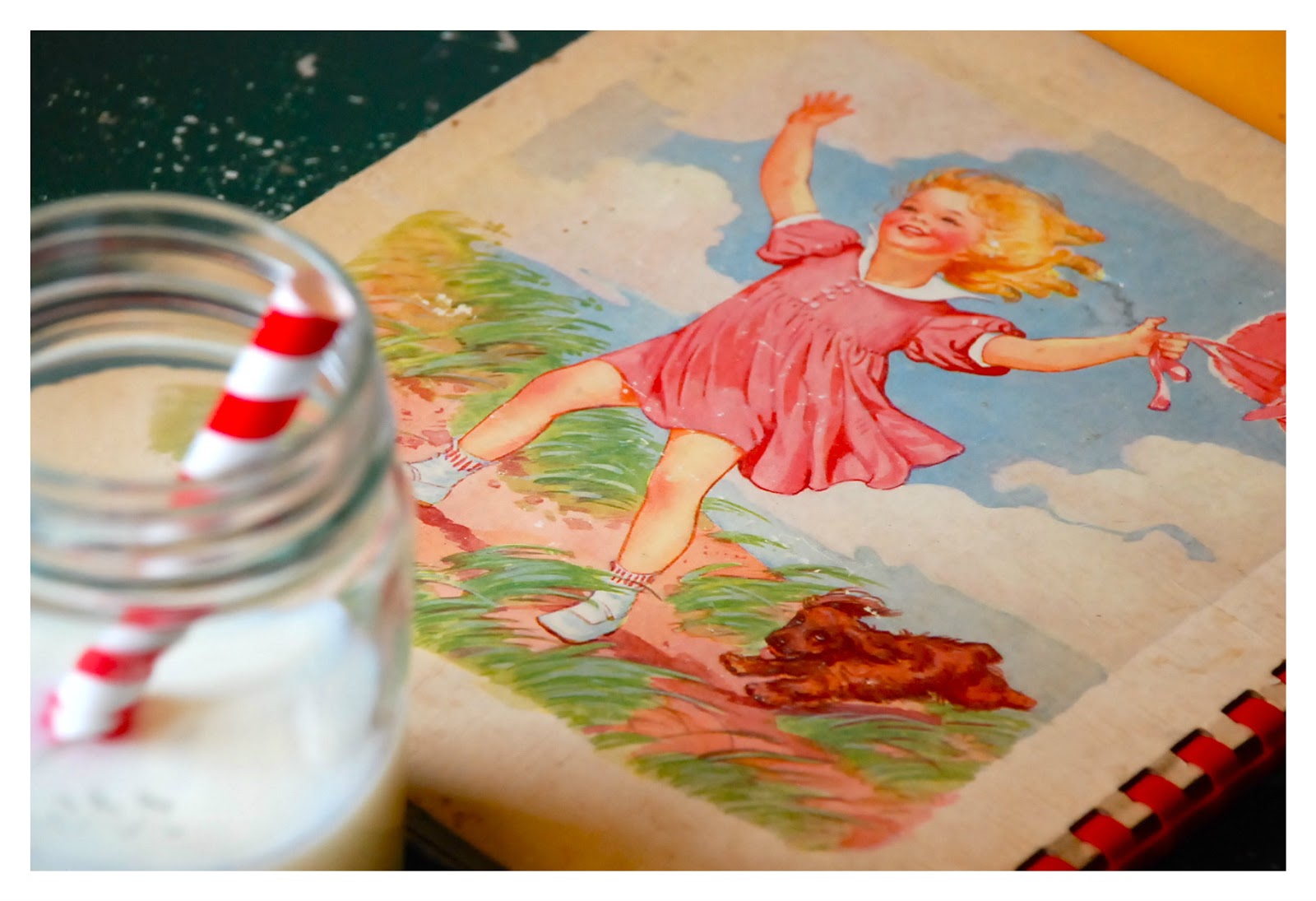 This American Home Rainy Day Baking Milk & Cookies