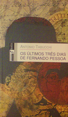 capa de 'Os Últimos Três Dias de Fernando Pessoa' de Antonio Tabucchi