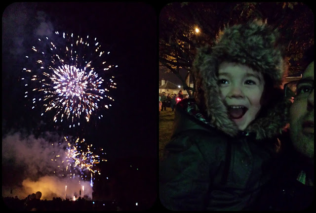 Fireworks on Bonfire Night Fireworks on Bonfire Night