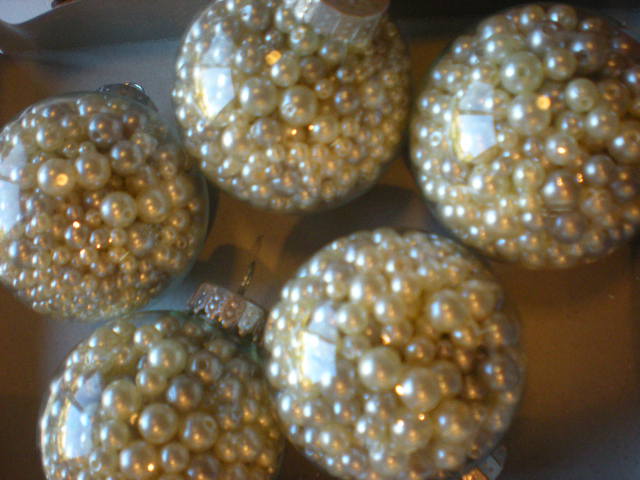 Braided Pearl  Ornament