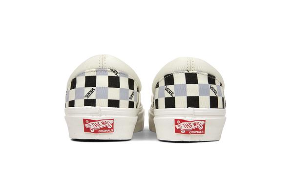 vans vault og classic slip on lx black white checkerboard restock vans vault og classic slip on lx black white checkerboard restock