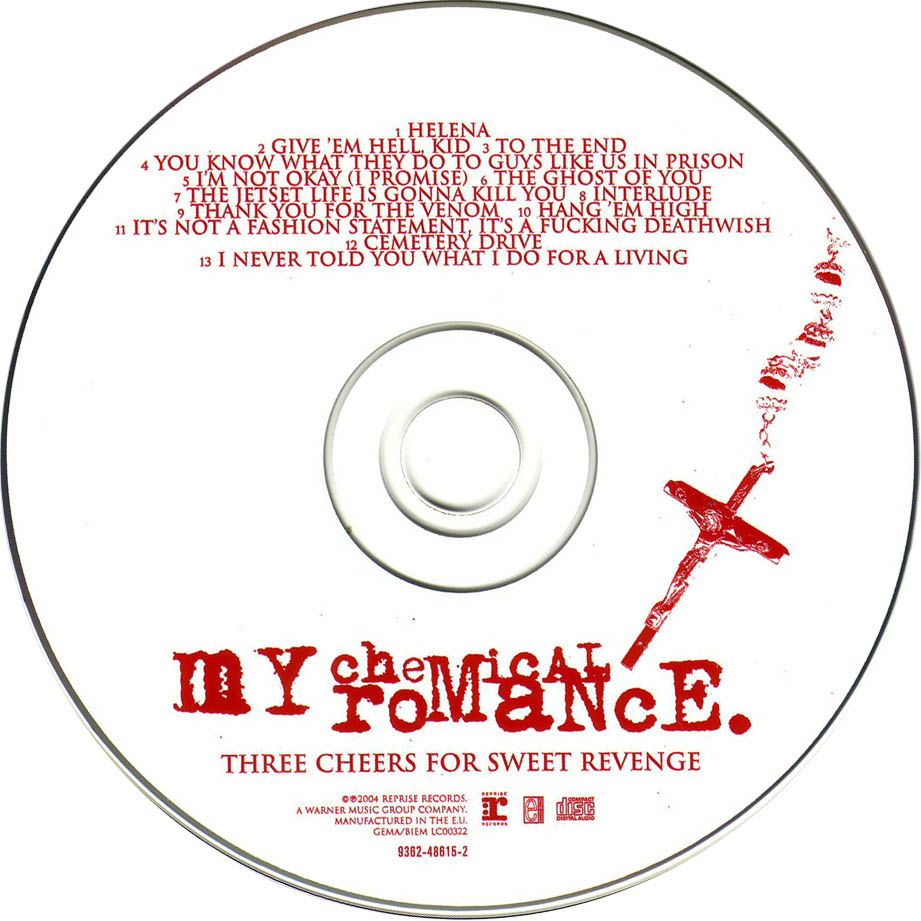 A2 Media Blog My Chemical Romance Three Cheers for Sweet Revenge