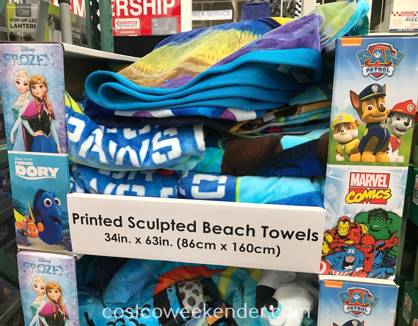 Jay Franco Licensed Printed Sculpted Beach Towel Costco Weekender Lay Out On The Sand Or Dry Off With Jay Franco Licensed Printed Sculpted Beach