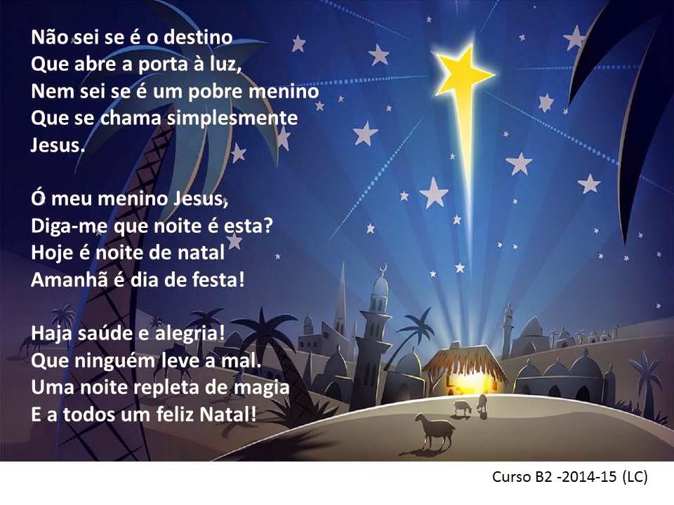 Educação e Formação para Adultos: B2 - Quadras de Natal (Linguagem e