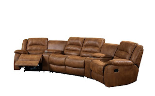 Modern Sectional Sofa with Recliners