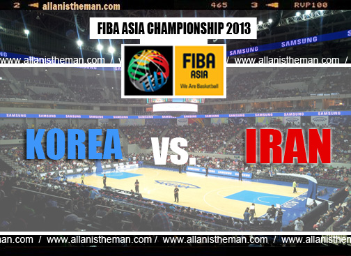 FIBA Asia Championship 2013: Korea vs Iran Game Replay
