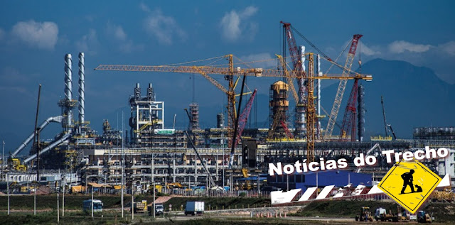 Resultado de imagem para Obras da UPGN no Comperj