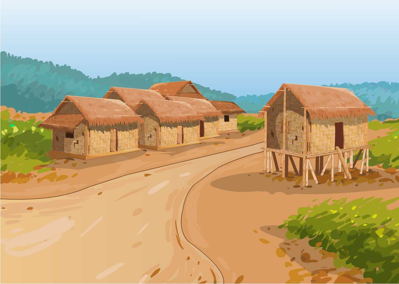 clipart pictures of villages - photo #34