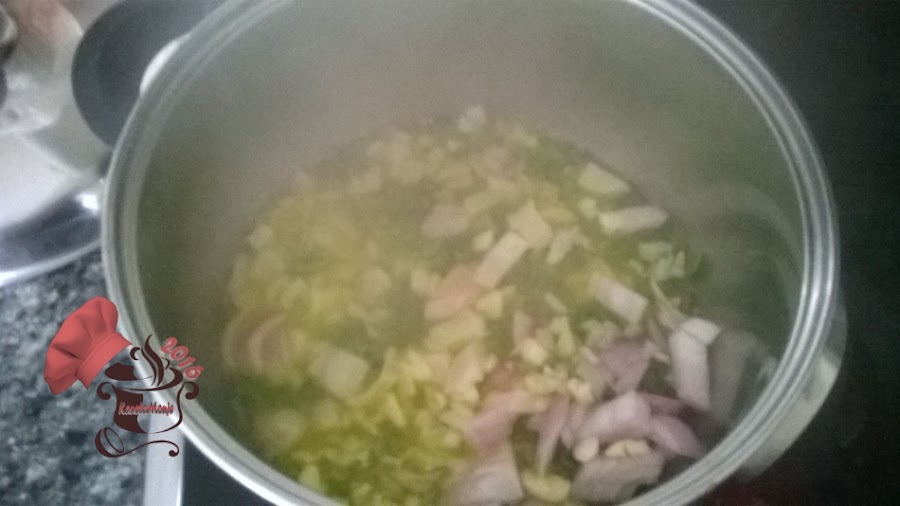 Sofrito ajo, cebolla y pimiento