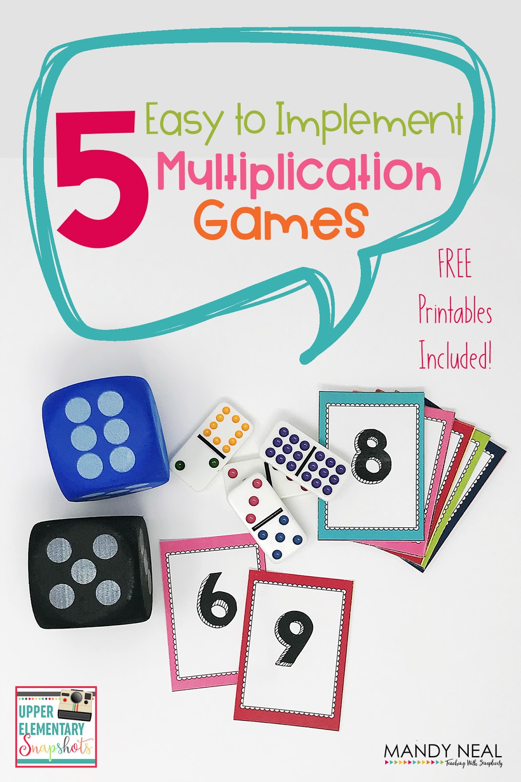 5 Easy to Implement Multiplication Games Upper Elementary Snapshots