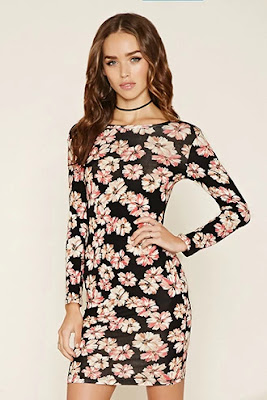 Floral print dress, $10.90 from Forever 21