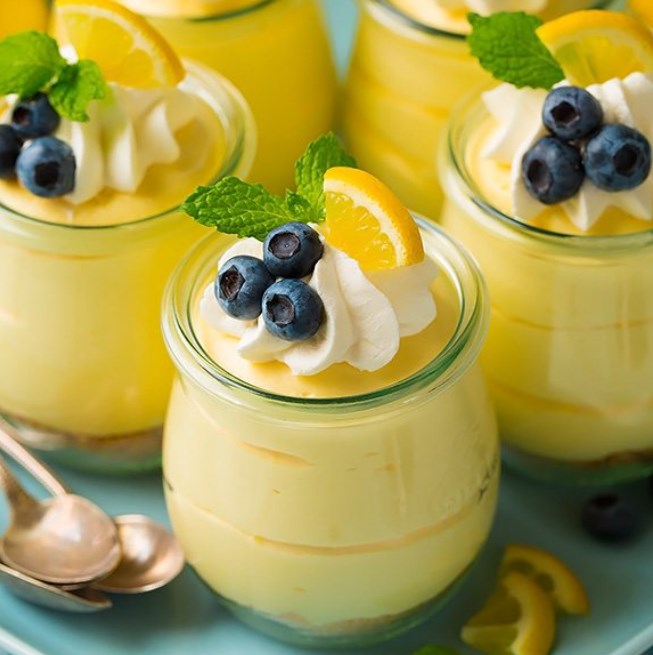 Lemon Cheesecake Mousse #summer #desserts