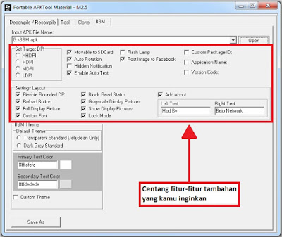 realsteel blog: Cara membuat BBM Mod transparan Menggunakan Portable