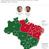 No 2º turno, Bolsonaro vence em 16 estados e Haddad, em 11