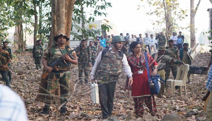 Rajkummar Rao Rajkummar Rao Army Man Look in Newton Movie
