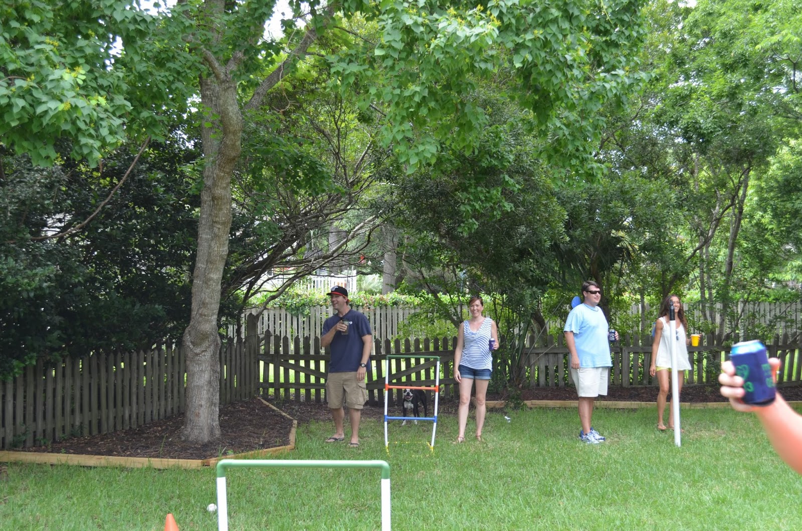 Backyard beer olympics games