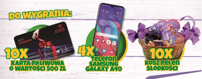 Wygraj telefon Samsung Galaxy A40 Konkurs