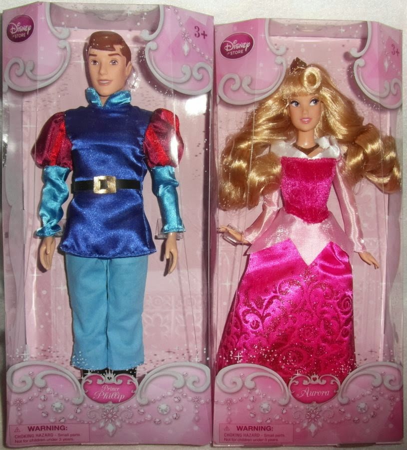 C'est trop bien !!!: Poup?�es Aurore & Philippe du Disney store