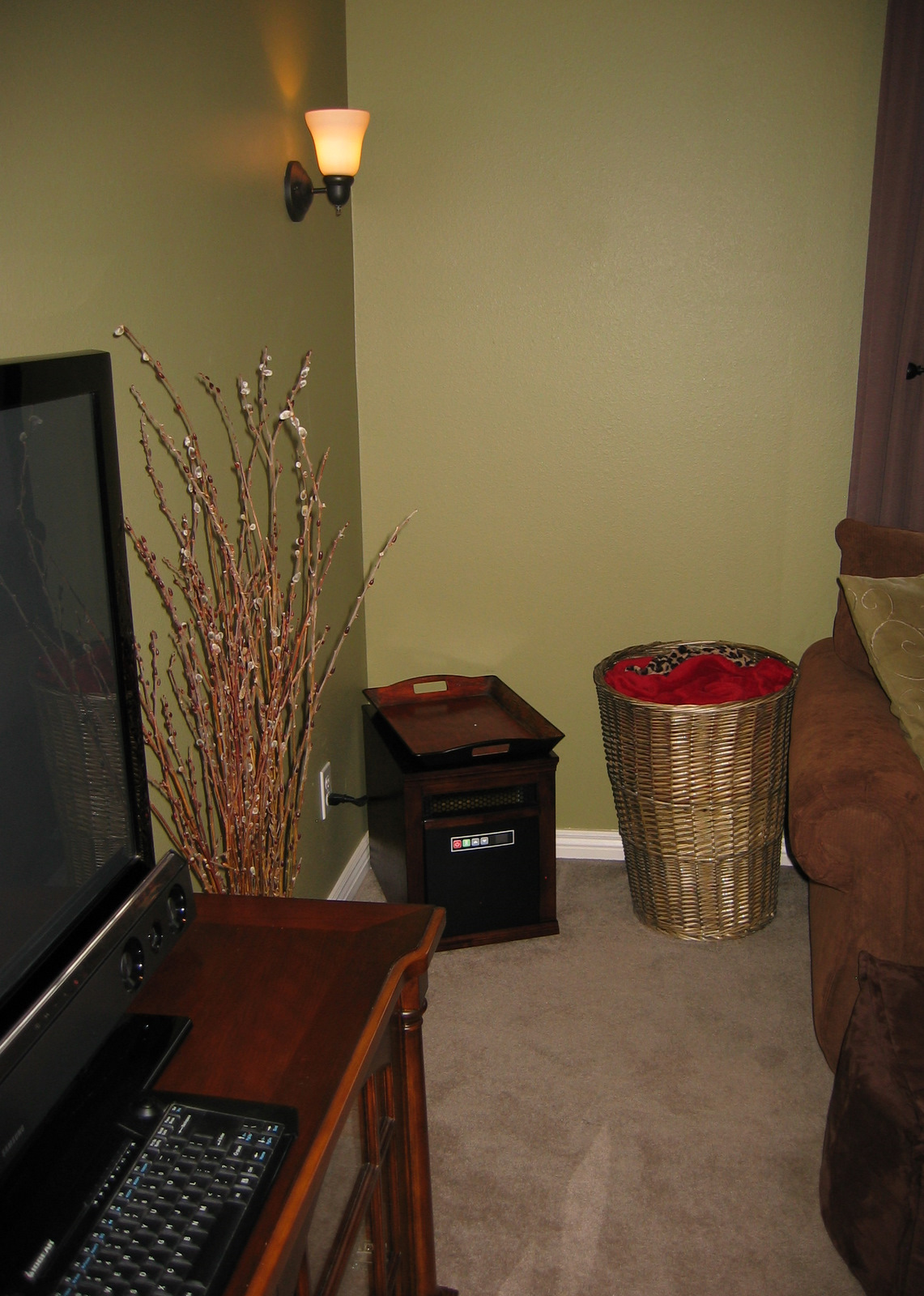 Pink Cookies with Sprinkles Bedroom turned into TV room...