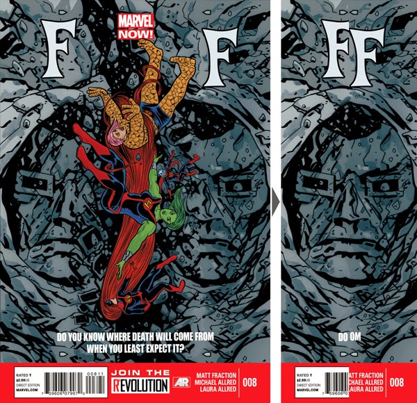 I love comic covers MAD FoldIn homages