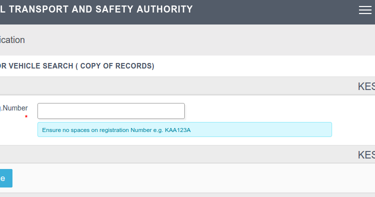 how to perform vehicle logbook search online infohub kenya vehicle logbook