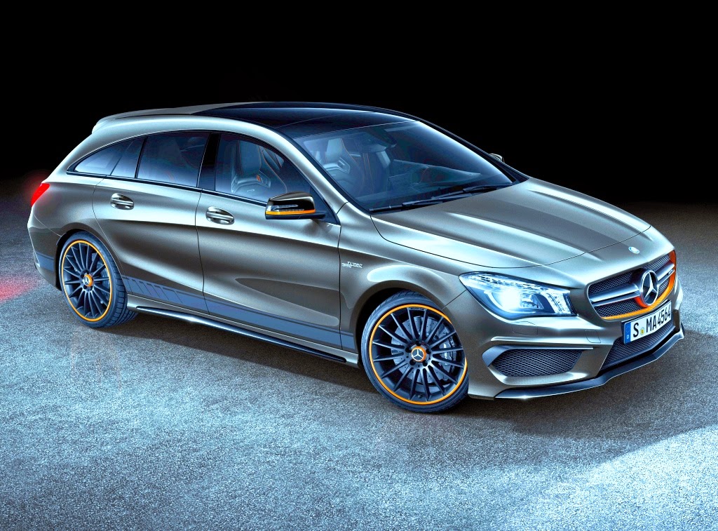 Car al Top 33 Mercedes Classe CLA 45 AMG Shooting Brake Orange Art