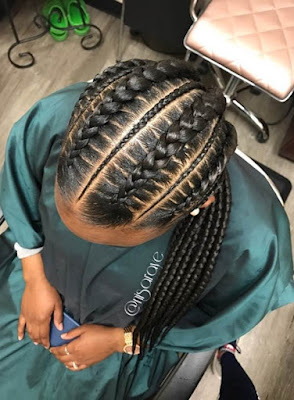 24+ ways To Do Feed In Ponytail with Side Braids Hairstyles Similar to cornrows feed in braids are the new and hip style of 24+ ways To Do Feed In Ponytail with Side Braids Hairstyles