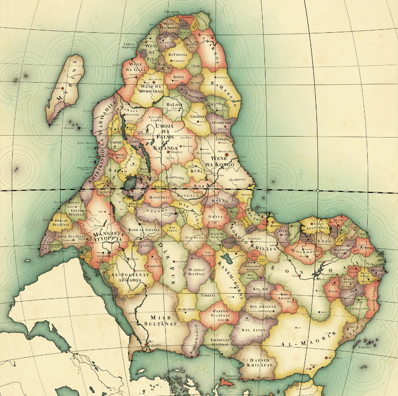 GQ magazine As the map of Europe could look if not Europeans colonized