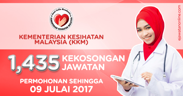 Jawatan Kosong Kementerian Kesihatan Malaysia (KKM) (1,435 