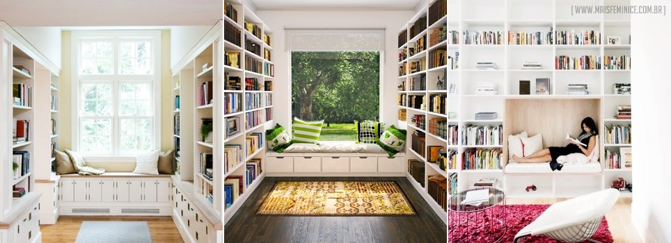 Biblioteca na decoração Biblioteca na decoração #DreamRoom