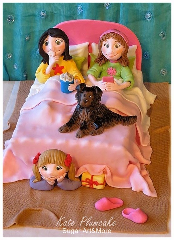 pigiama party - sleepover cake