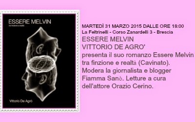 Premiere presentazione ESSERE MELVIN di Vittorio De Agrò